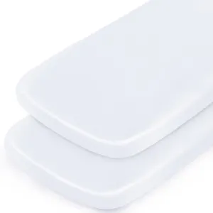 Satin Bedside Sleeper Sheet 2 Pack - Fits Most Bassinet & Crib Mattresses, Satin Bassinet Sheets for Baby Hair (33"x20"x5") - Silk Baby Sheet for Boys & Girls - White