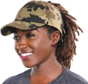 Satin Lined Baseball Hat for Women | Ponytail Hat for Curly Natural Hair | Backless Cap | Curl Hair Cap