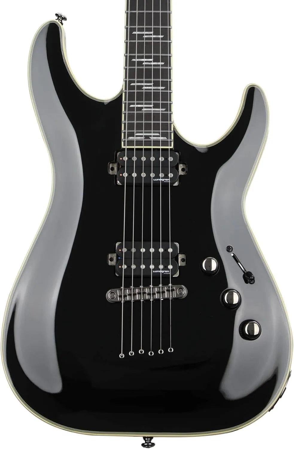 Schecter C-1 Blackjack Electric Guitar - Black Gloss