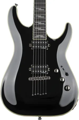 Schecter C-1 Blackjack Electric Guitar - Black Gloss
