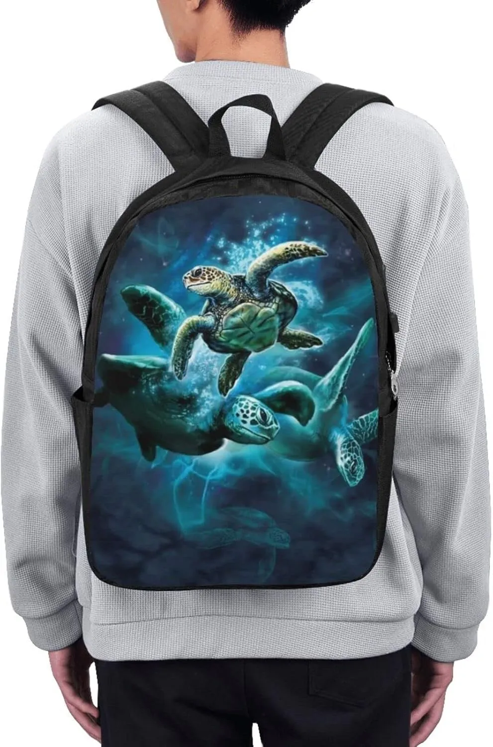 sea turtle backpacks for boys/girls School Computer Backpacks Book Bag Travel Hiking Camping Daypack