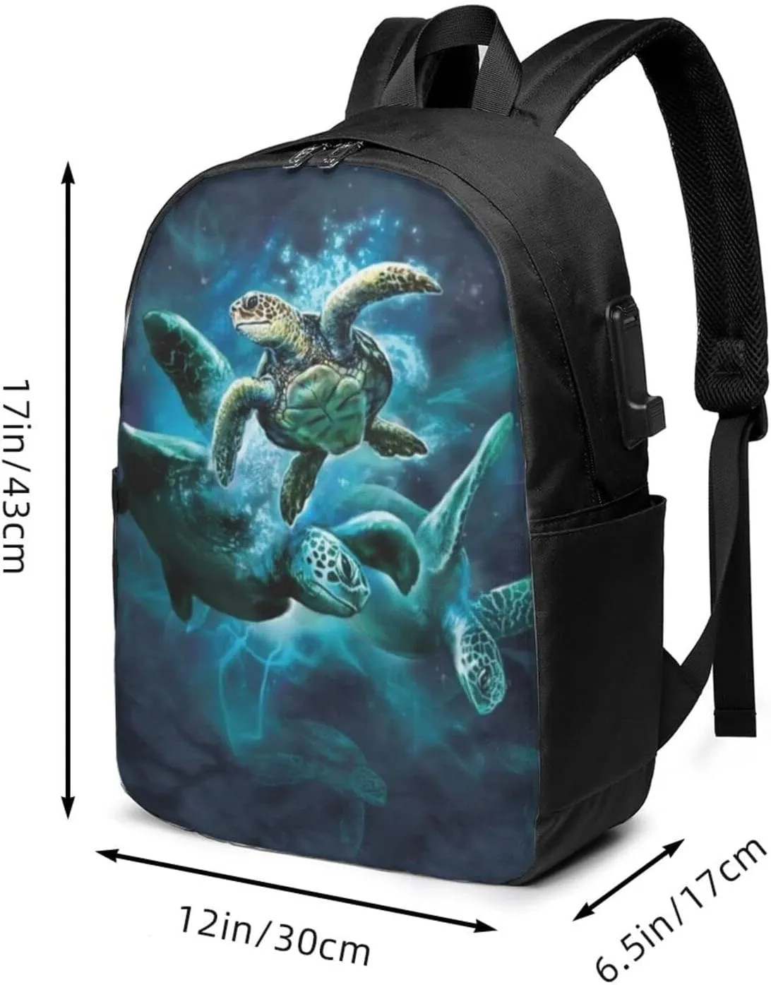 sea turtle backpacks for boys/girls School Computer Backpacks Book Bag Travel Hiking Camping Daypack