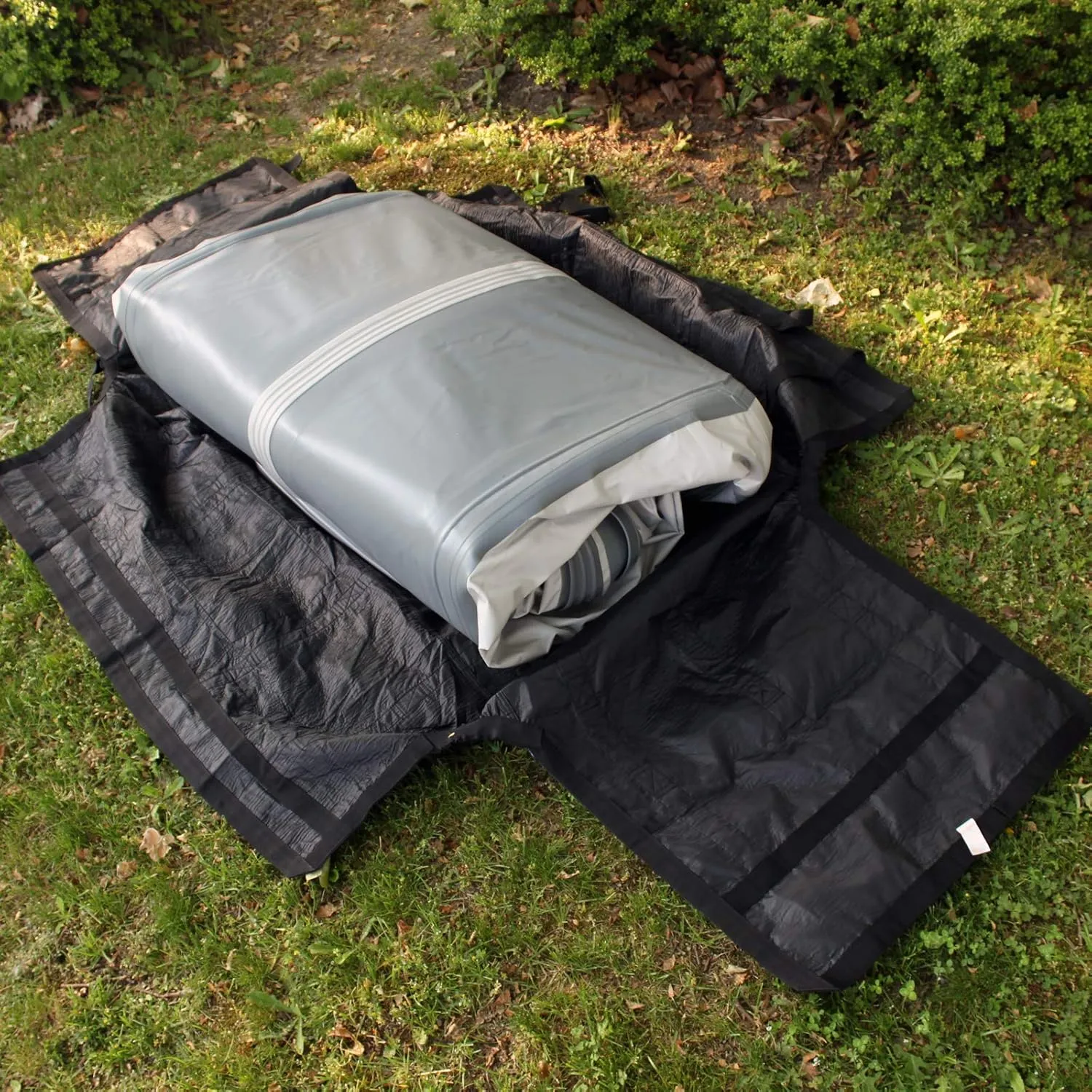 Seamax Foldable Inflatable Boat (Hull) Storage and Carrying Bag, with Sunlitec Fabric, Reflective Handles