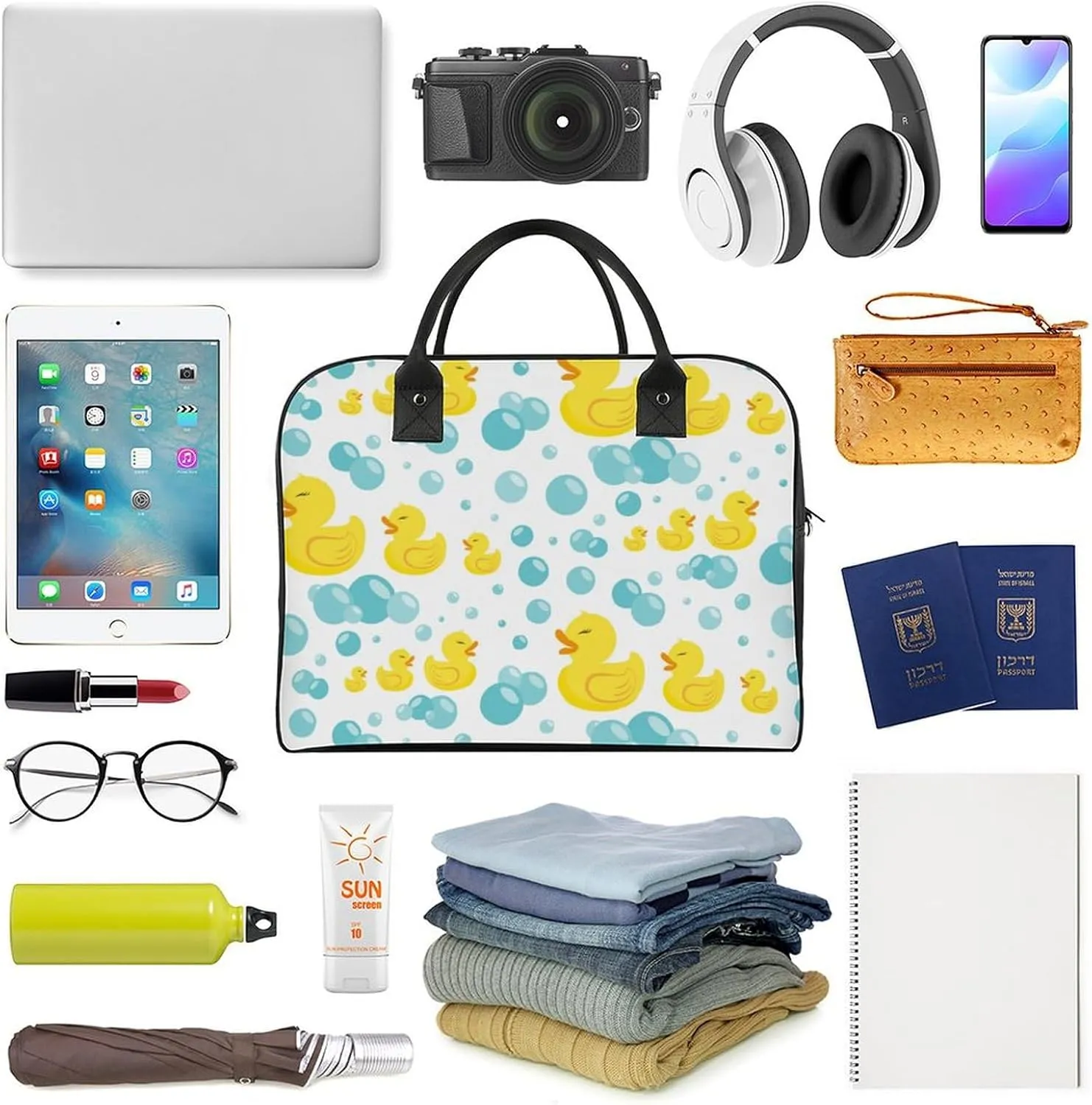 Seamless Patterns in Dental Dentistry Travel Handbag with A Large Capacity Design That Can Be Reused