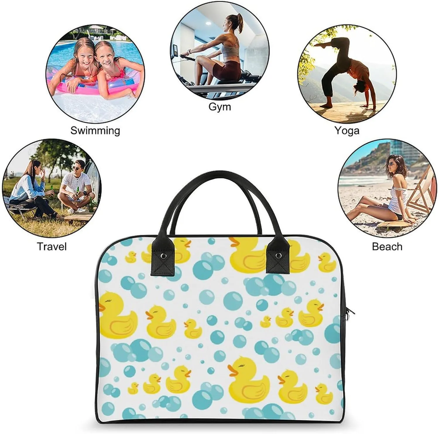Seamless Patterns in Dental Dentistry Travel Handbag with A Large Capacity Design That Can Be Reused