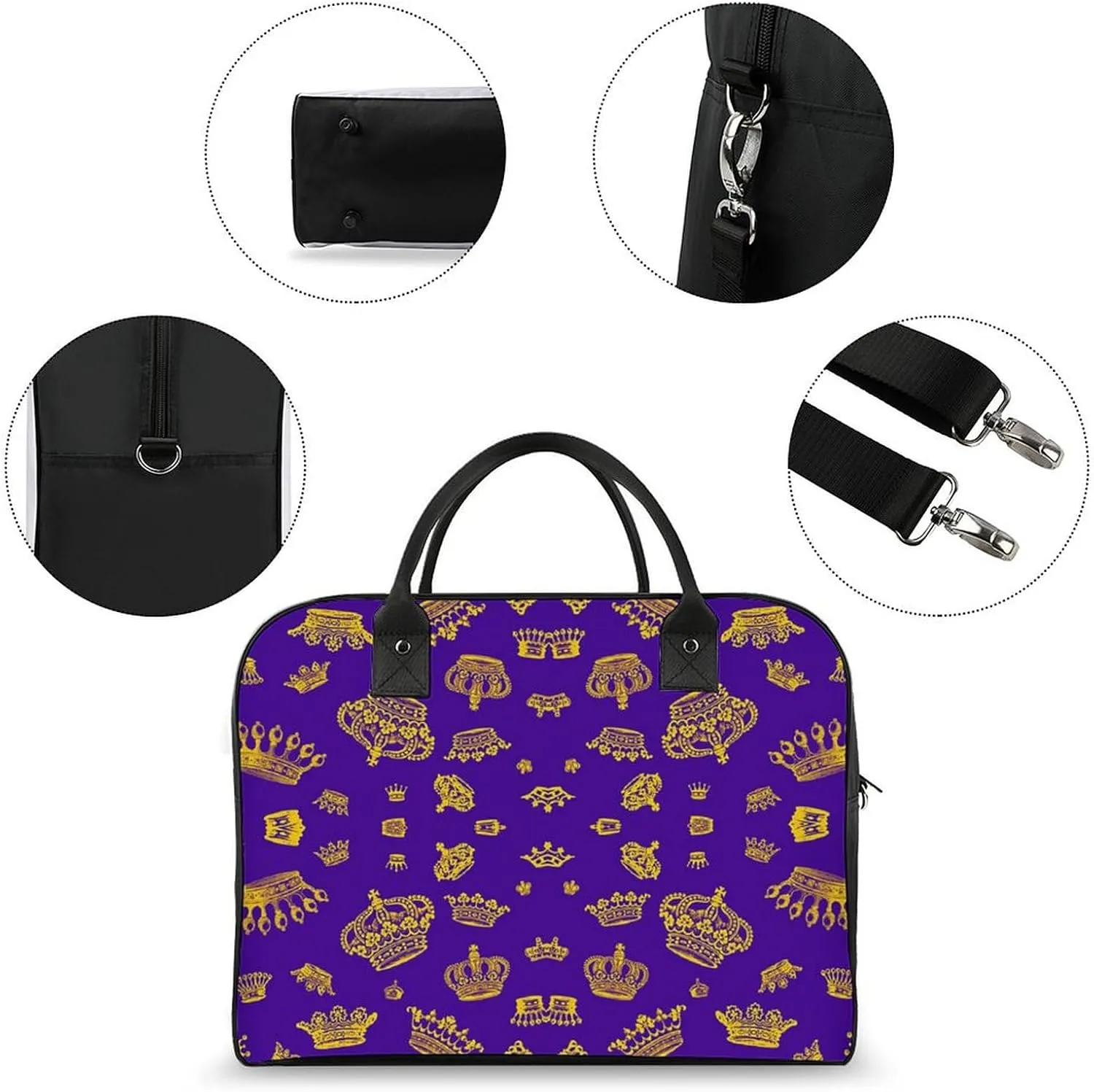 Seamless Patterns in Dental Dentistry Travel Handbag with A Large Capacity Design That Can Be Reused