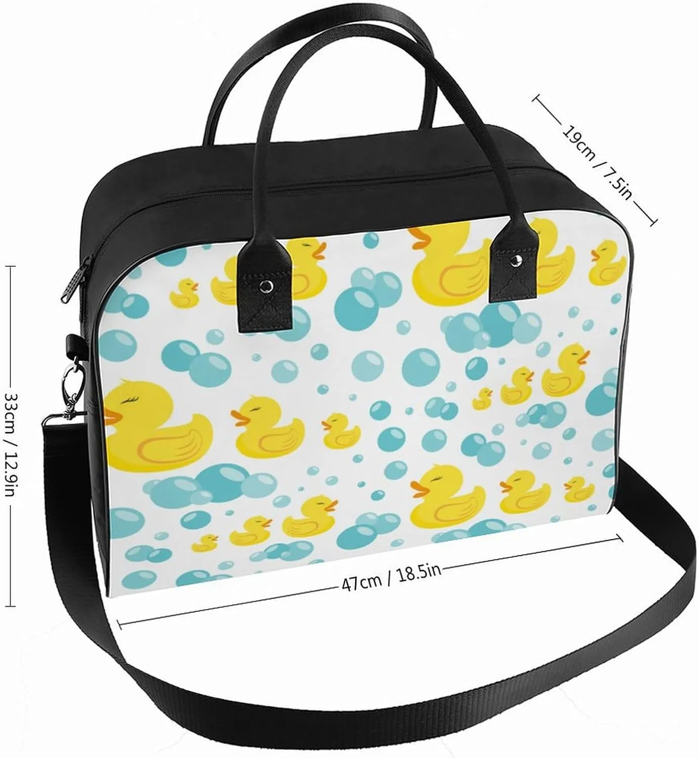 Seamless Patterns in Dental Dentistry Travel Handbag with A Large Capacity Design That Can Be Reused