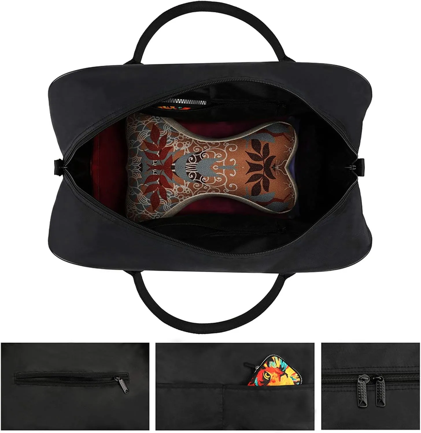 Seamless Patterns in Dental Dentistry Travel Handbag with A Large Capacity Design That Can Be Reused