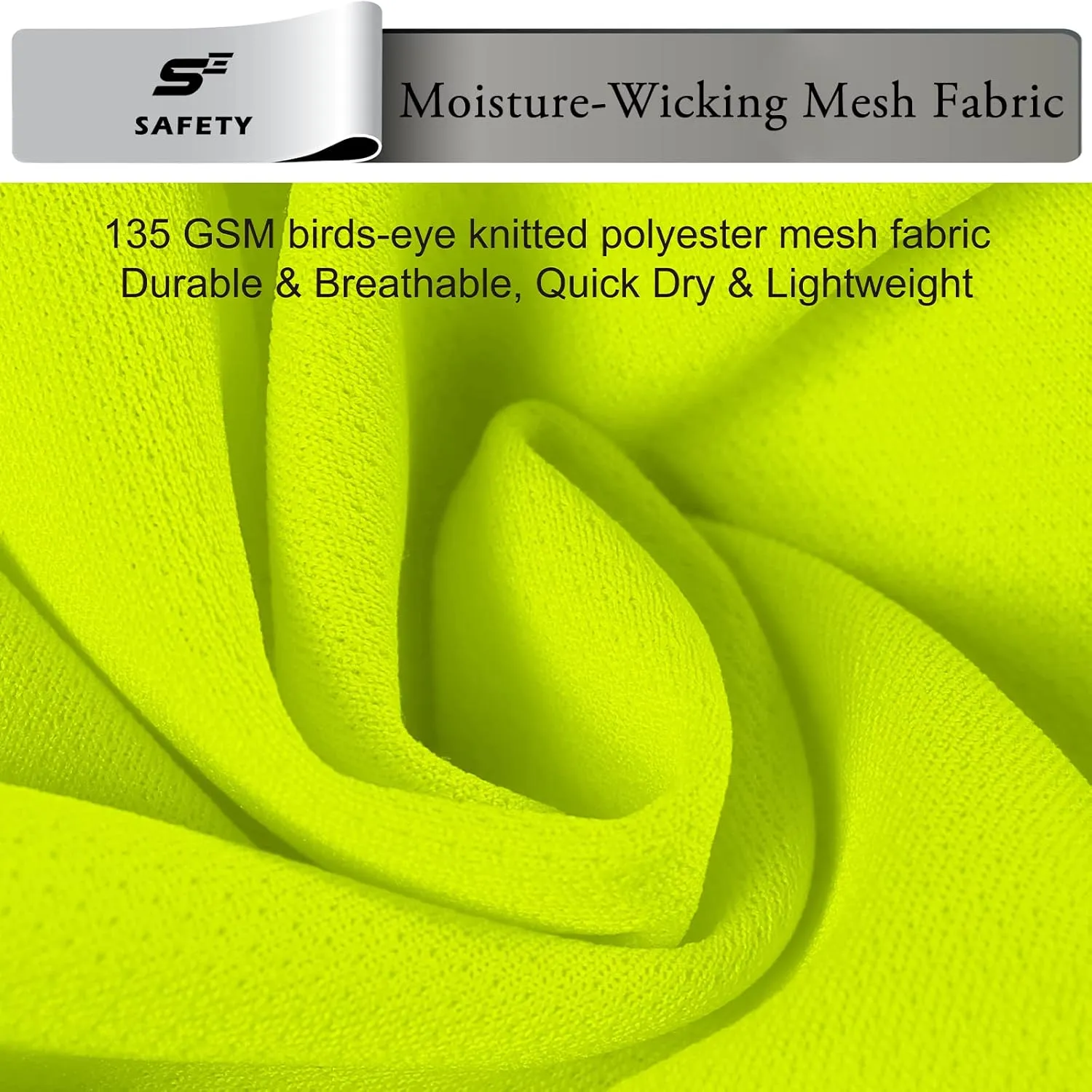sesafety T Shirts for Men Personalized T Shirts for Men Crewneck Safety Shirts with Pocket Loose Fit Heavyweight Short-Sleeve Pocket T-Shirt Yellow
