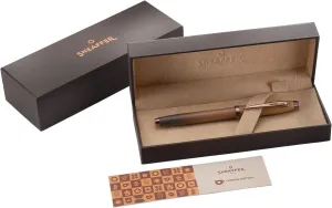 Sheaffer® 100 9374 Coffee Edition Matt Brown Rollerball Pen with Regal Brown PVD Trims