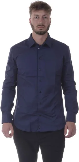 Shirt Uomo UCCS5LUCC45920 Blue Scuro Size 43