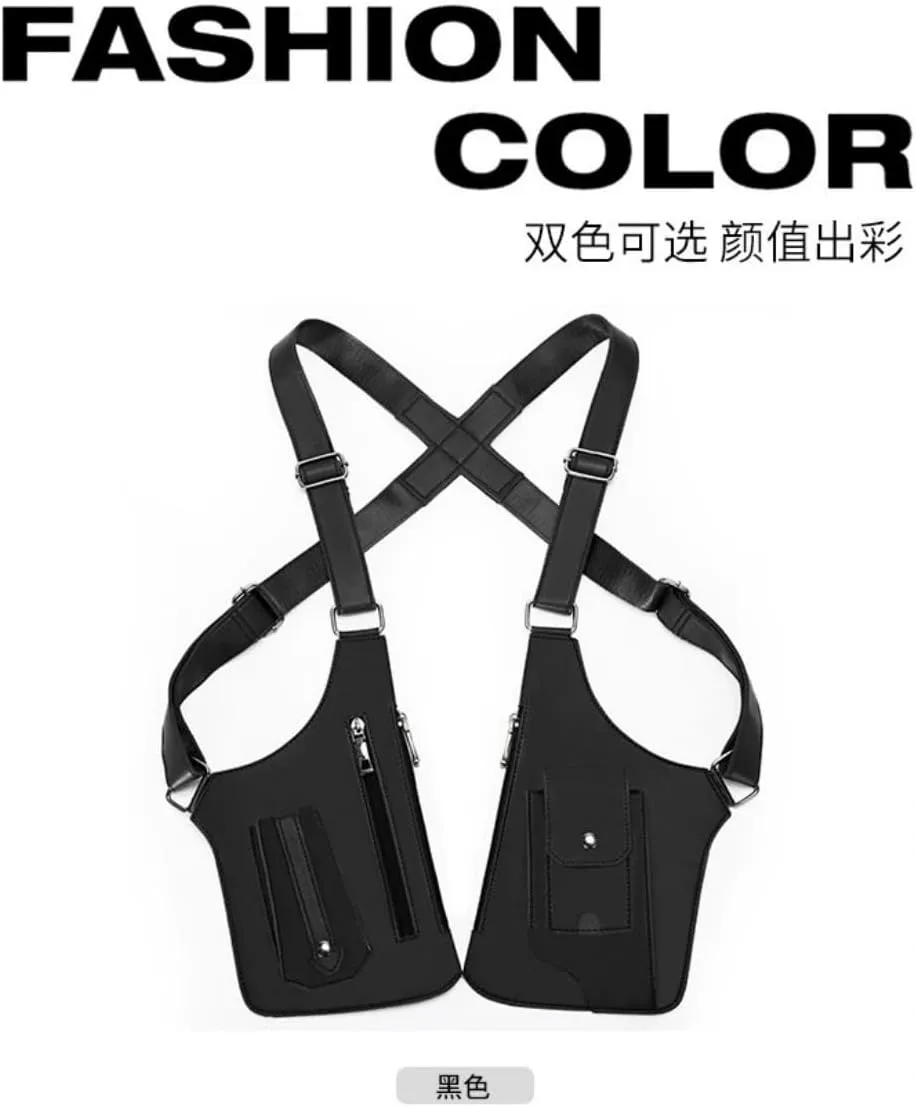 Shoulder Holster For Men,Double Armpit Bag,Double Armpit Anti Theft Bag,Underarm Double Shoulder Bag For Men Hidden