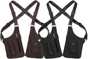 Shoulder Holster For Men,Double Armpit Bag,Double Armpit Anti Theft Bag,Underarm Double Shoulder Bag For Men Hidden