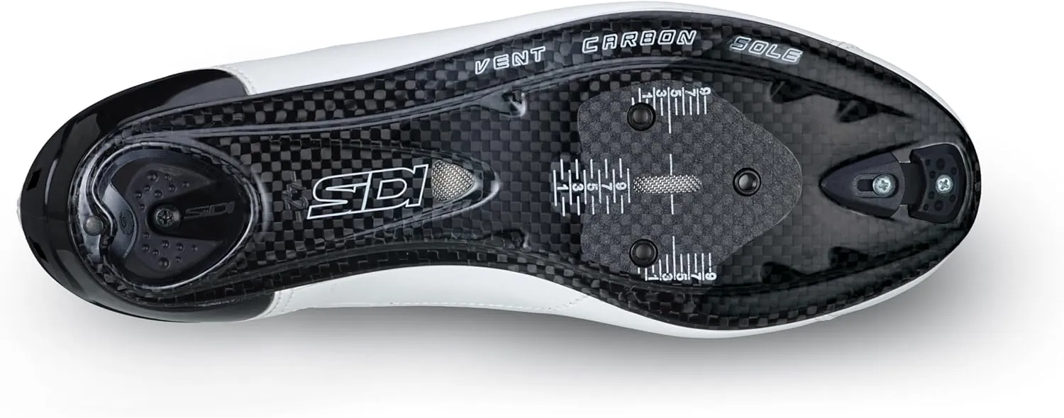 SiDI | Cycling Shoes, Professional Men's Road Bike Shoes SIXTY, Integrated Heel, Innovative Closure System, Vent Carbon Sole