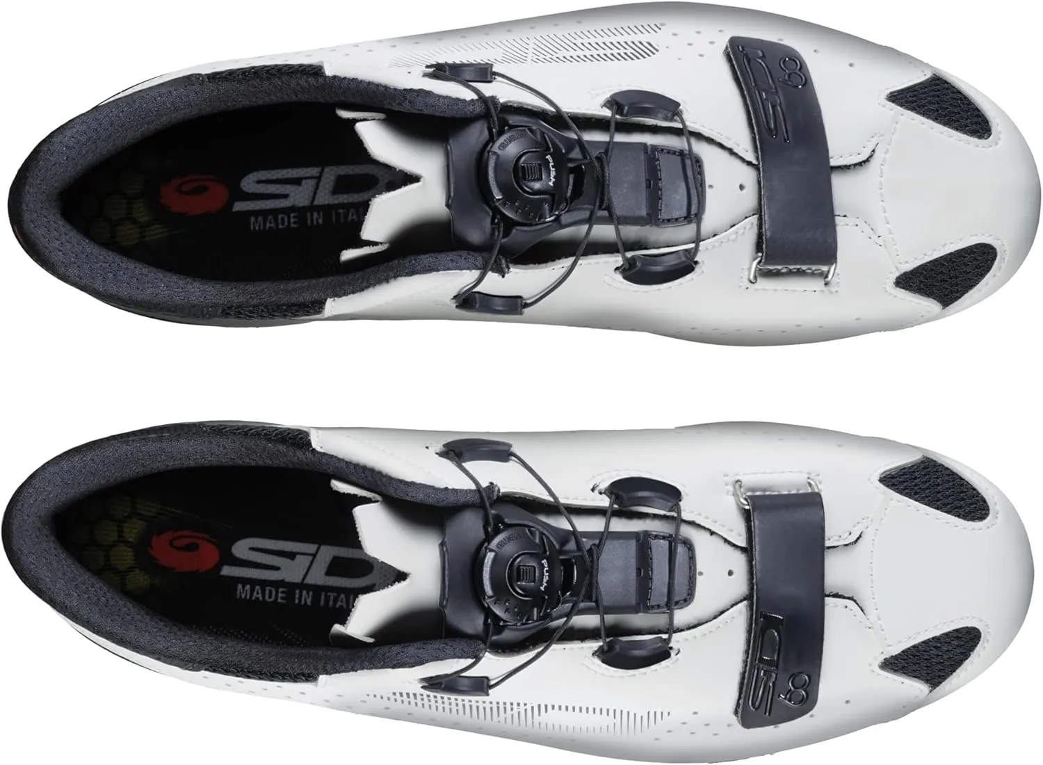SiDI | Cycling Shoes, Professional Men's Road Bike Shoes SIXTY, Integrated Heel, Innovative Closure System, Vent Carbon Sole