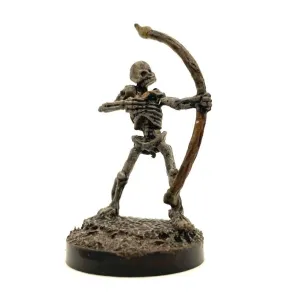 Skeletal Archer 1 Painted Model Skeleton Warrior Bones | Dungeons and Dragons | Tabletop Figures | Fantasy Minis | 28mm