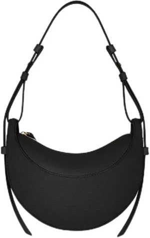 Small niche design single shoulder crossbody bag, leather crescent bag, genuine leather women's bag, armpit saddle bag