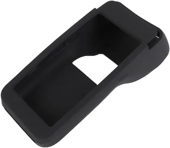 Soft Silicone Anti-Fall Durable Protective Shell Skin Case Cover for Pax A920 Pro Handheld POS Terminal (Black)