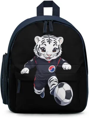 South Korean Soccer Football Fan Tiger Backpack Small Shoulder Bag Travel Bag Casual Daybacks Handbags One Size