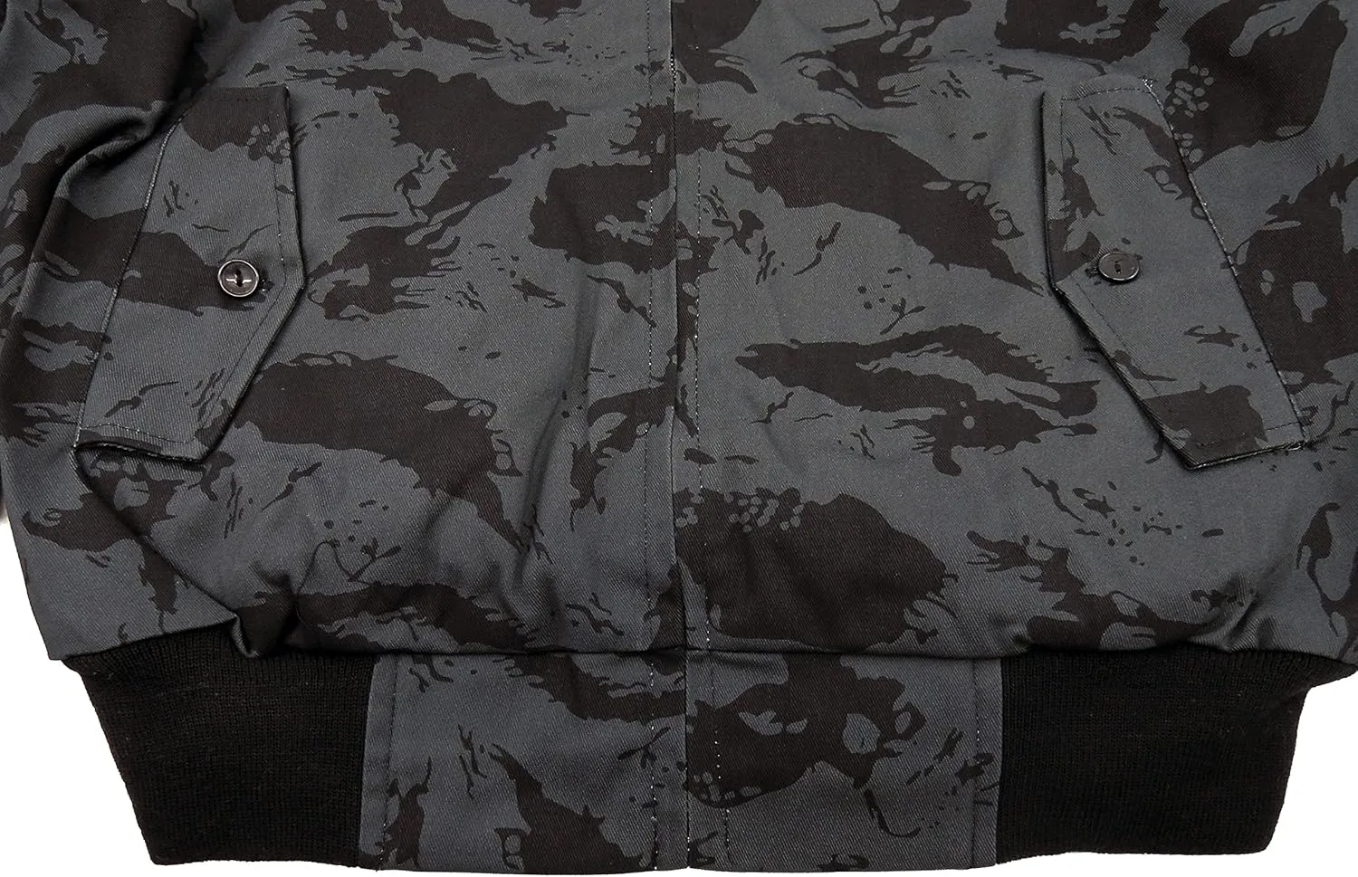 Spirit of England Classic Harrington Style Night Camouflage Jacket Knightsbridge Tartan Lined