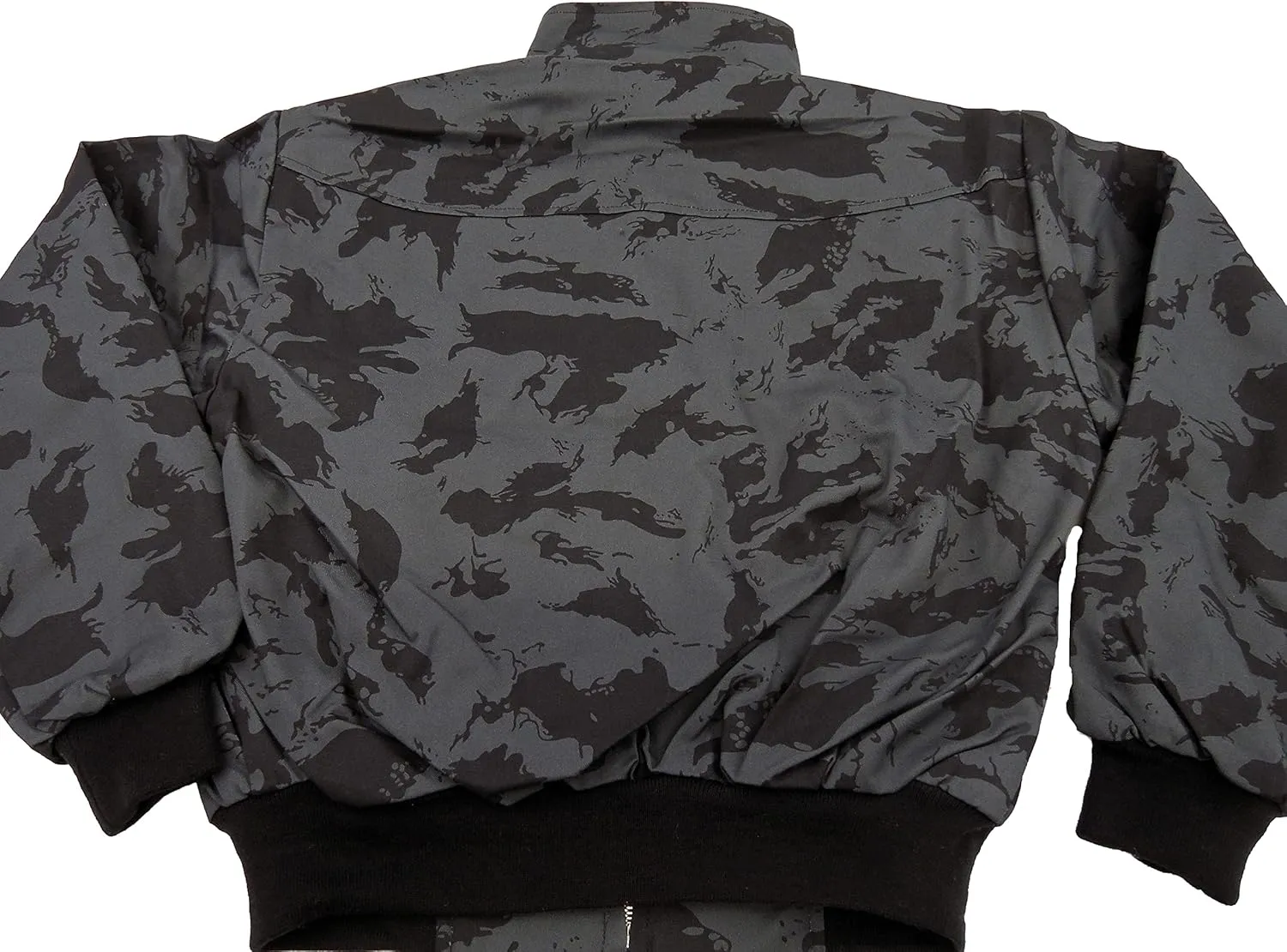 Spirit of England Classic Harrington Style Night Camouflage Jacket Knightsbridge Tartan Lined
