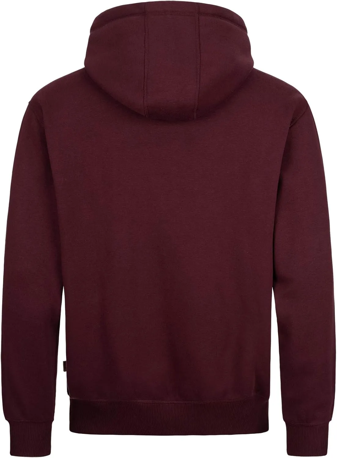Spirit of England Lonsdale Men´s Hoodie Classic Logo Burgundy Oxblood Sweatshirt Regular-Fit