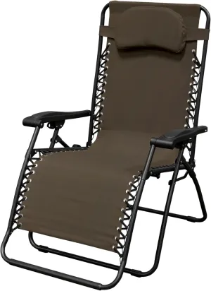 Sports Infinity Oversized Zero Gravity Chair, Brown