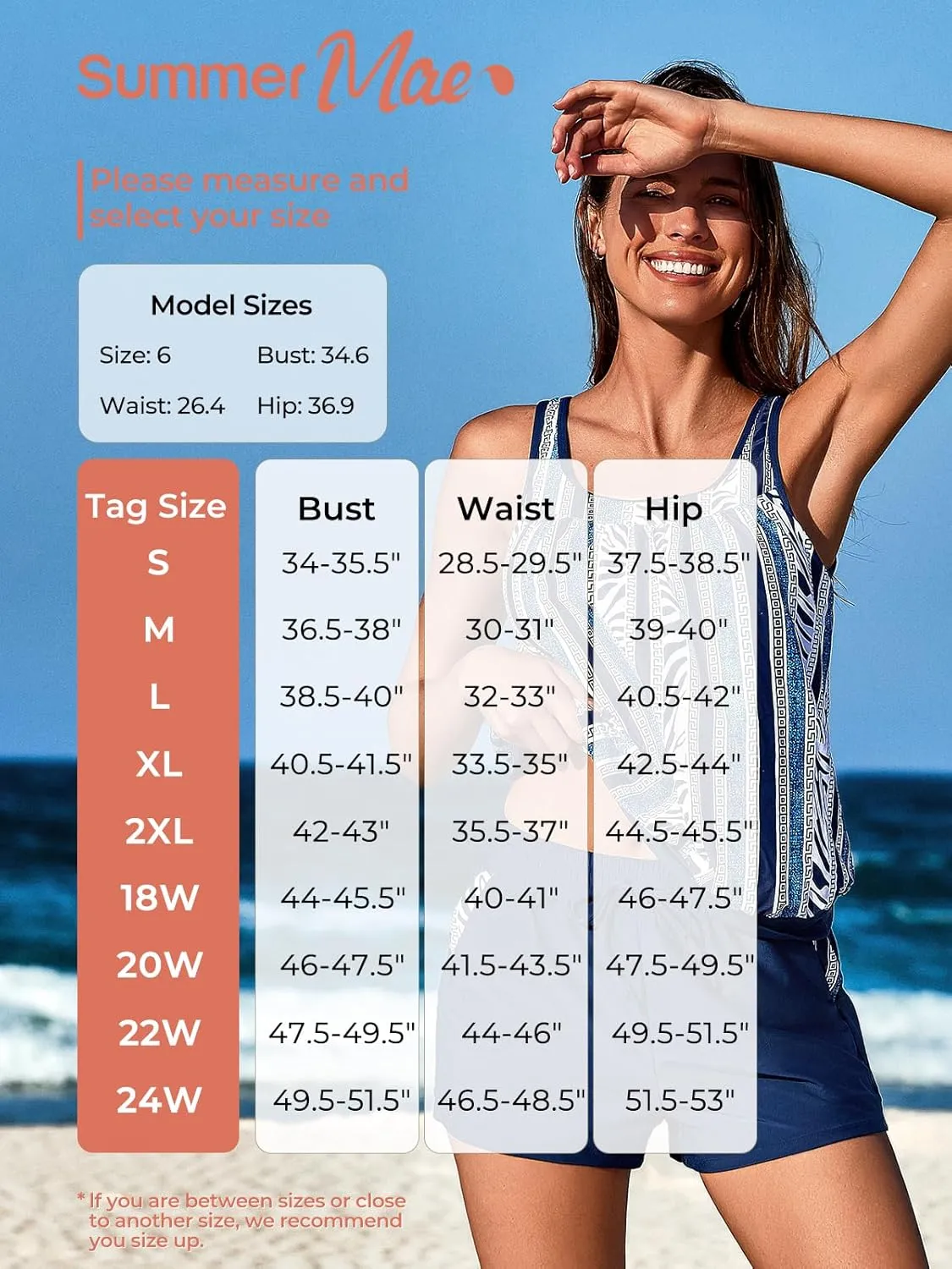 Summer Mae Blouson Women's Tankini Swimsuits Tummy Control Modest 2025 Two Piece with Sporty Pockets Bathing Suits