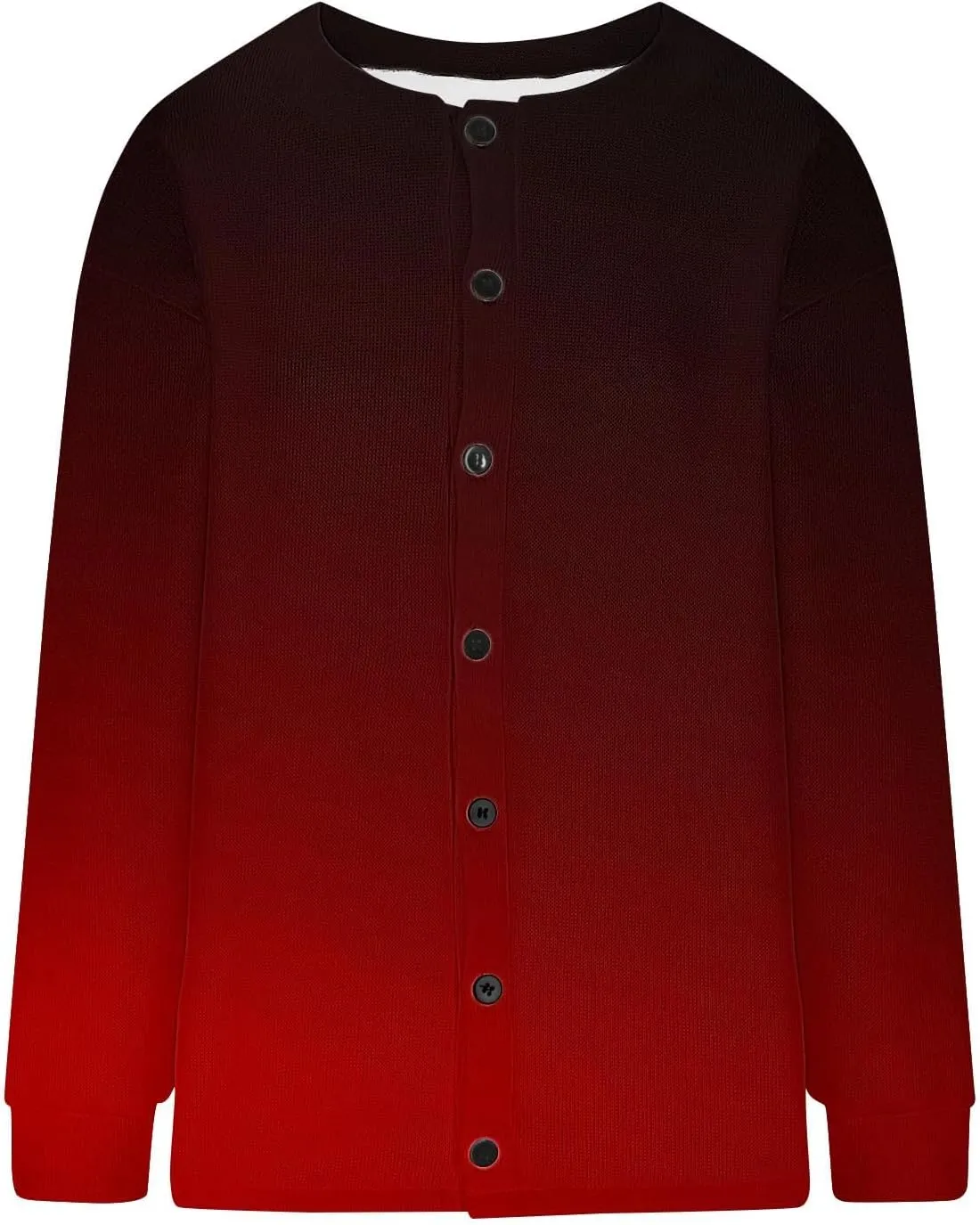 Sweaters for Women Long Sleeve Casual Boho Graphic Design Button Down Cardigan Comfortable Trendy Sweater