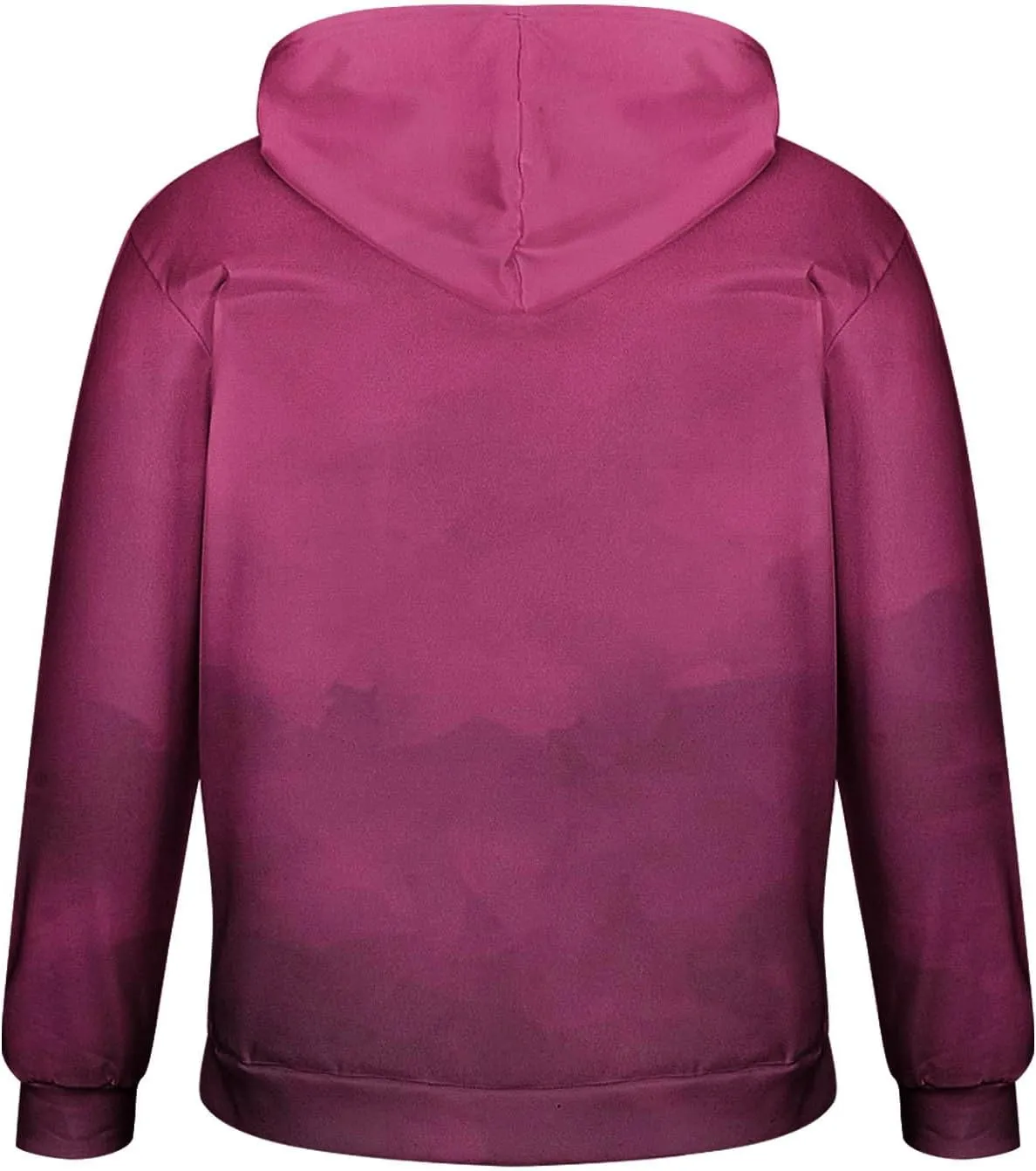 Sweatshirts for Men Oversized Casual Long Sleeve Gradient Drawstring Hoodies Loose Fit Hooded Sweatshirt with Pocket