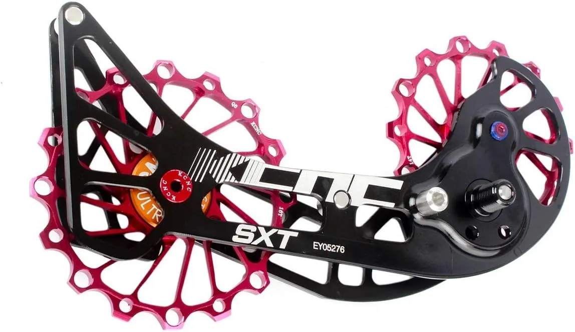 SXT Mountain E-Bike Bicycle Bike Oversized Pulley Rear Derailleur Cage OSPW for Shimano Deore XTR/XT/SLX M9000/M9050/M8000/M8050/M7000 11 Speed use