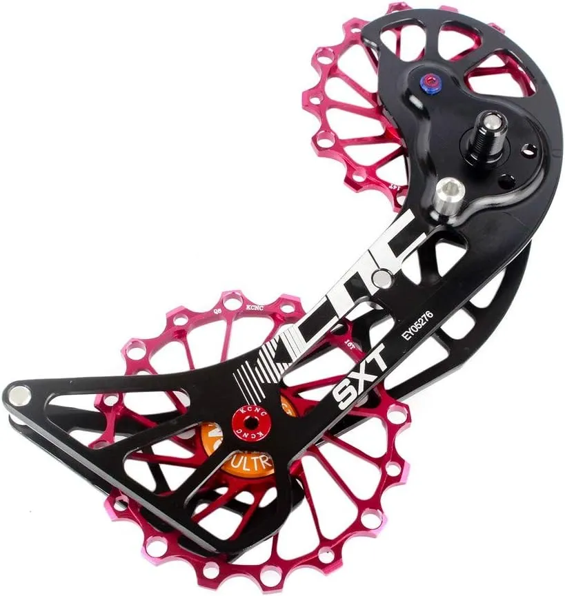 SXT Mountain E-Bike Bicycle Bike Oversized Pulley Rear Derailleur Cage OSPW for Shimano Deore XTR/XT/SLX M9000/M9050/M8000/M8050/M7000 11 Speed use