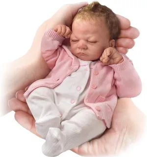 The Ashton - Drake Galleries Emmy Tiny Miracles So Truly Real Lifelike Baby Girl Doll Realistic Fully Poseable with Soft RealTouch Vinyl Skin by Acclaimed Master Doll Artist Linda Webb 10"-Inches