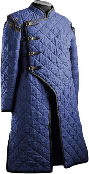 THE MEDIEVALS Thick Padded Gambeson Coat Aketon Full Length Jacket Armor Costumes Dress SCA