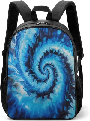 Tie Dye Psychedelic Spiral Backpack Carry on Backpack Travel Laptop Backpack Casual Daypack for Weekender Business