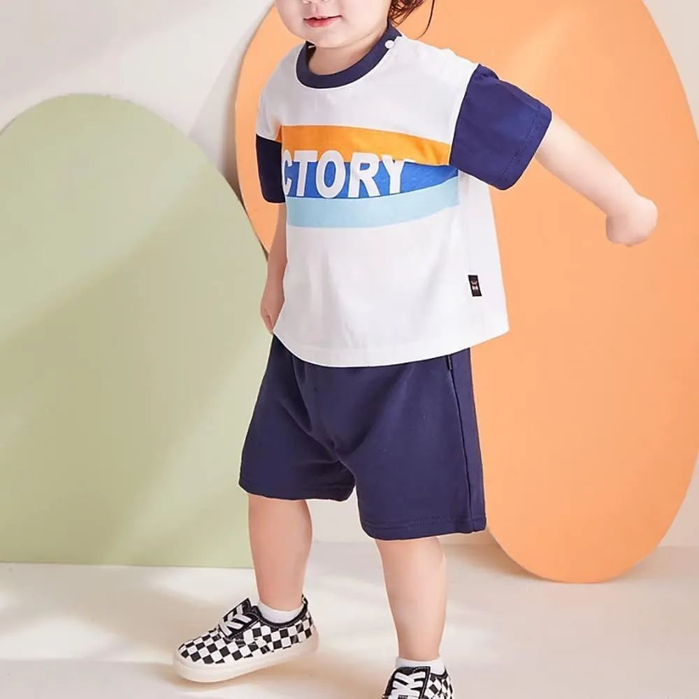Toddler Baby Boy Elastic Waist Pull On Cotton Shorts for Littler Kids Boys Short Pants Summer Clothes