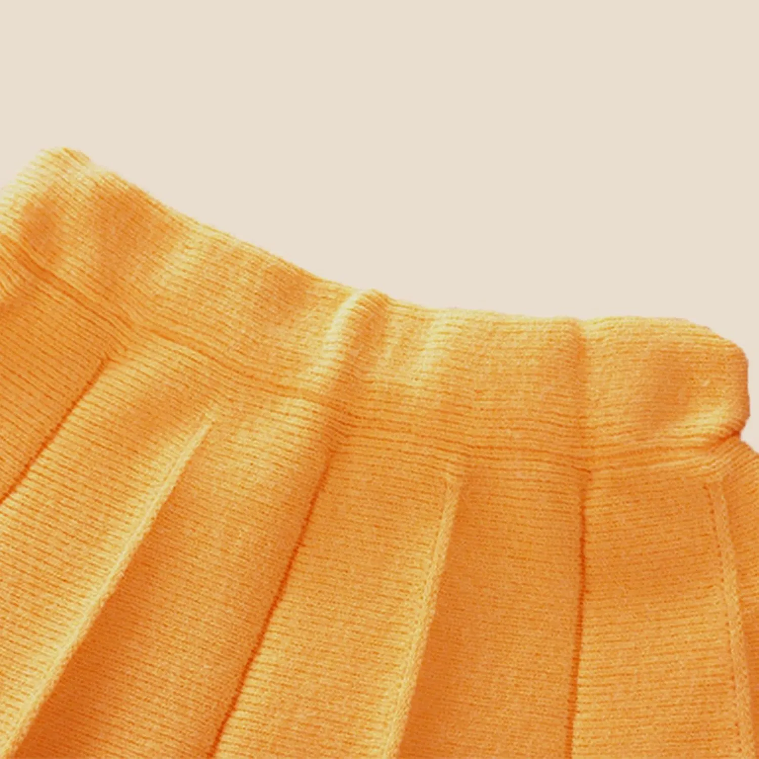 Toddler Baby Girls Fall Outfits Long Sleeve Knitted Sweater Tops Pleated Mini Skirt Set Autumn Winter Clothes Set