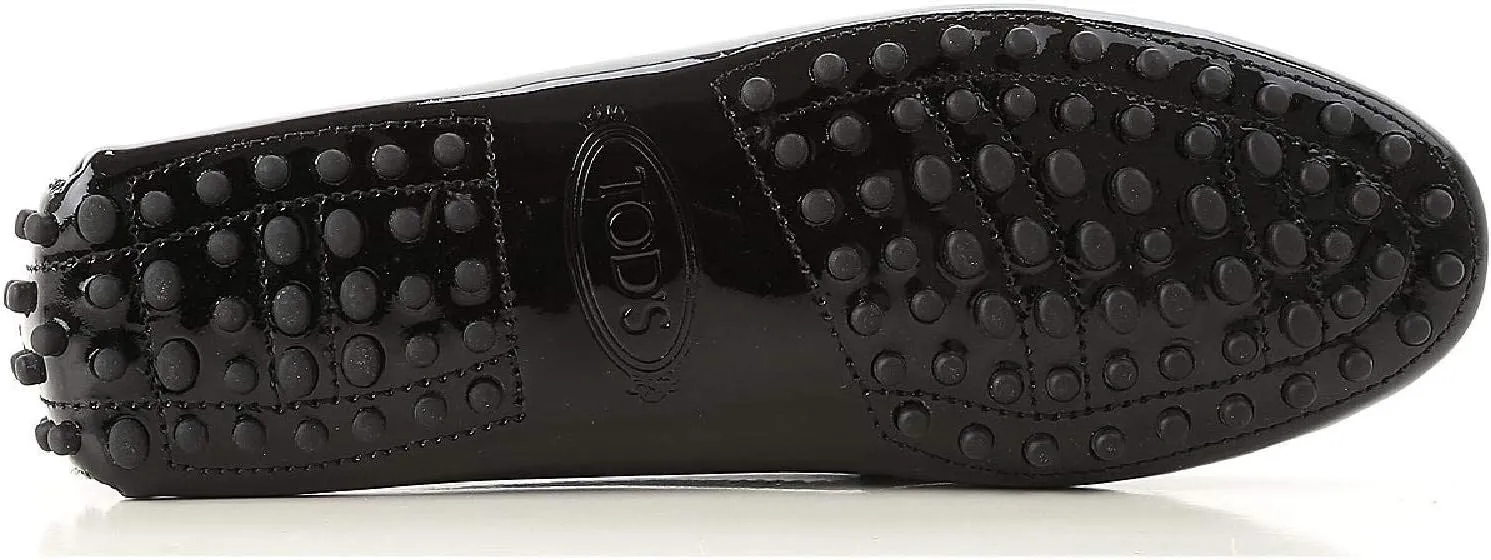 Tod's Women's Patent Leather Moccasins Shoes
