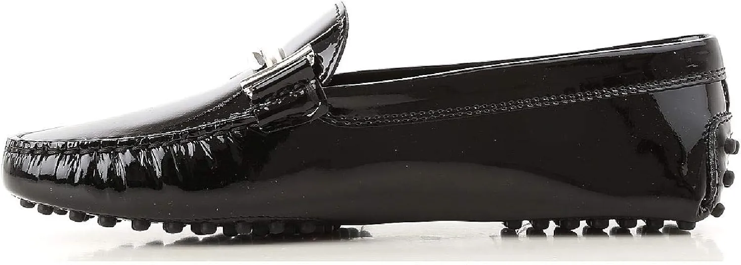 Tod's Women's Patent Leather Moccasins Shoes