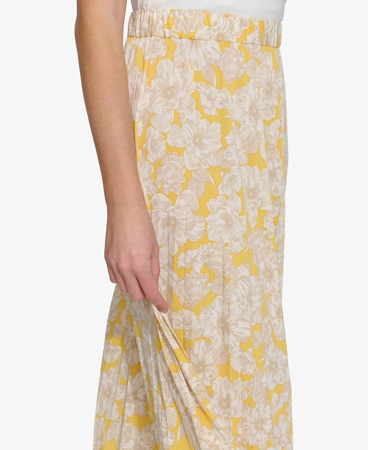 Tommy Hilfiger womens Pleated Midi Skirt
