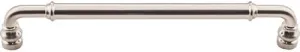 Top Knobs - TK886BSN - Brixton Pull 7 9/16 in. (c-c) - Brushed Satin Nickel - Devon Collection