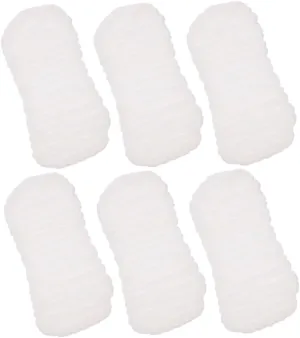 Totority 6pcs Newborn Reusable Baby Cloth Diapers Liners Washable Cotton Breathable Diapers Liner Inserts