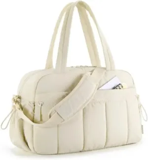 Travel Duffel Bag Gym Bag for Women with Wet Pocket Carry On Weekender Bags Waterproof Hand Luggage Airport Cabin Bag Wholesale(Beige)