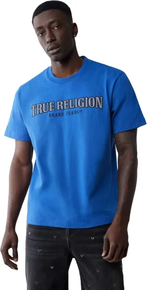 True Religion Men's SS Reflective Arch TEE
