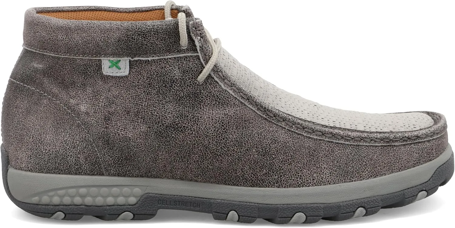 Twisted X Men's Lace-Up Chukka Driving Moc with CellStretch