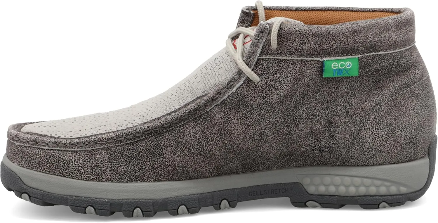 Twisted X Men's Lace-Up Chukka Driving Moc with CellStretch