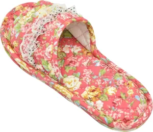 Ultralight Soft Indoor Open Toe Cotton linen Slippers Absorb Sweat Cloth Bottom House Slippers