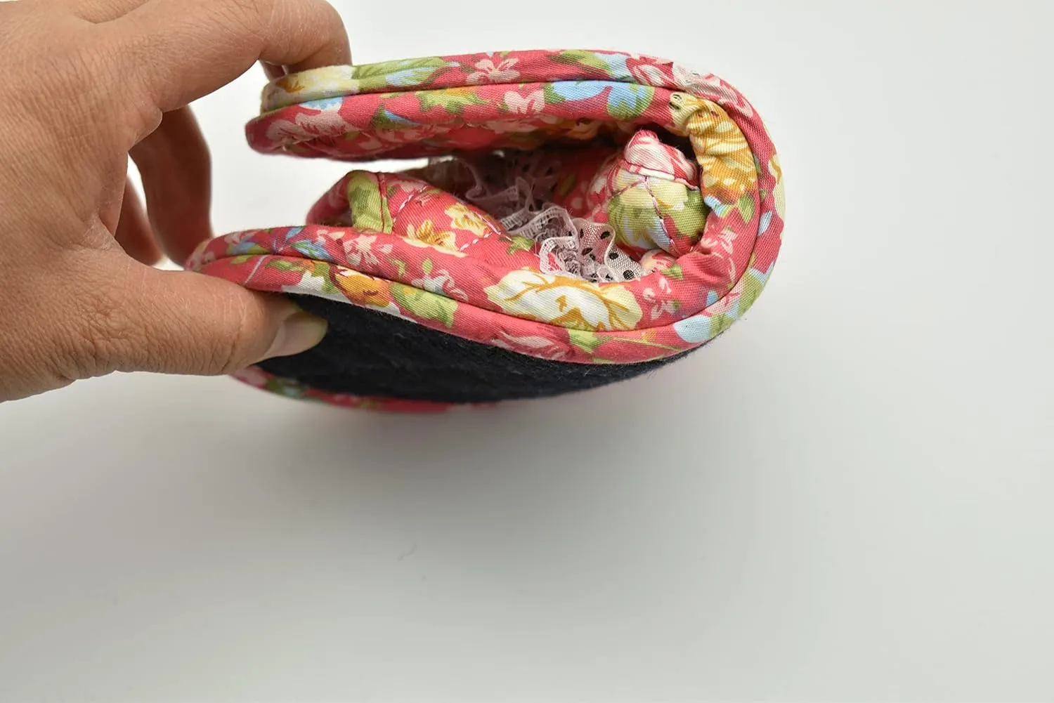 Ultralight Soft Indoor Open Toe Cotton linen Slippers Absorb Sweat Cloth Bottom House Slippers