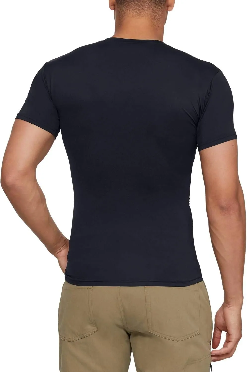Under Armour Men's Heatgear Tactical V-neck Compression Short-sleeve T-shirt