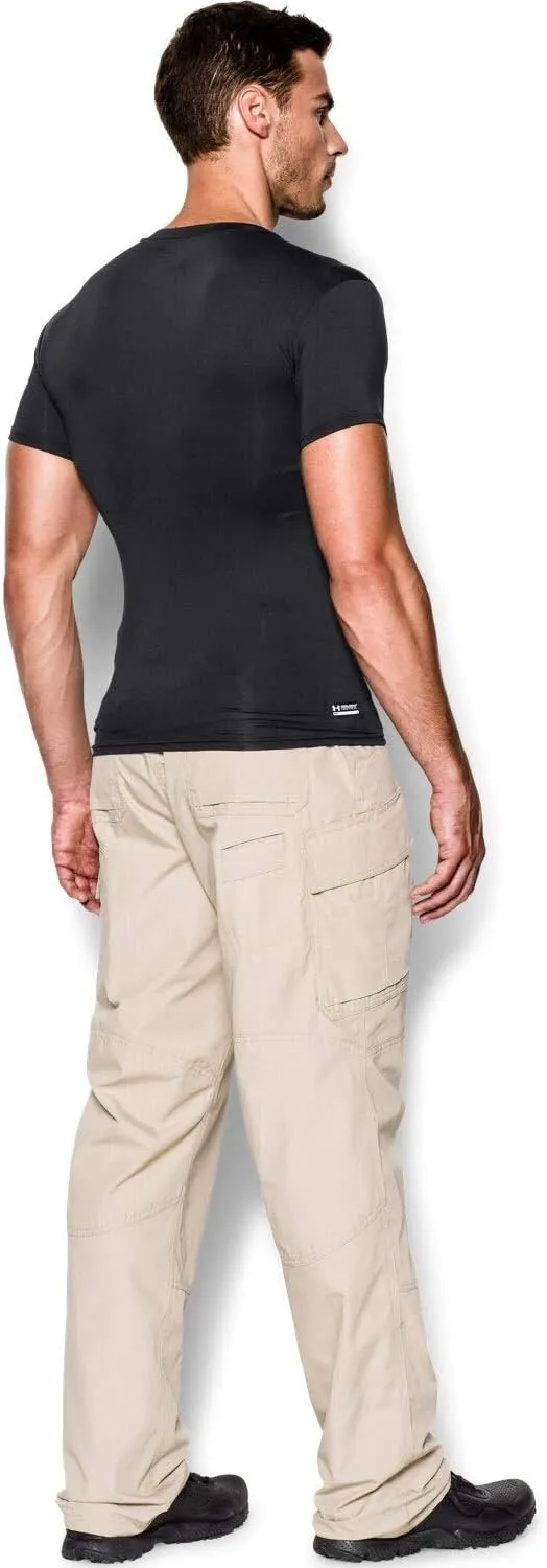 Under Armour Men's Heatgear Tactical V-neck Compression Short-sleeve T-shirt